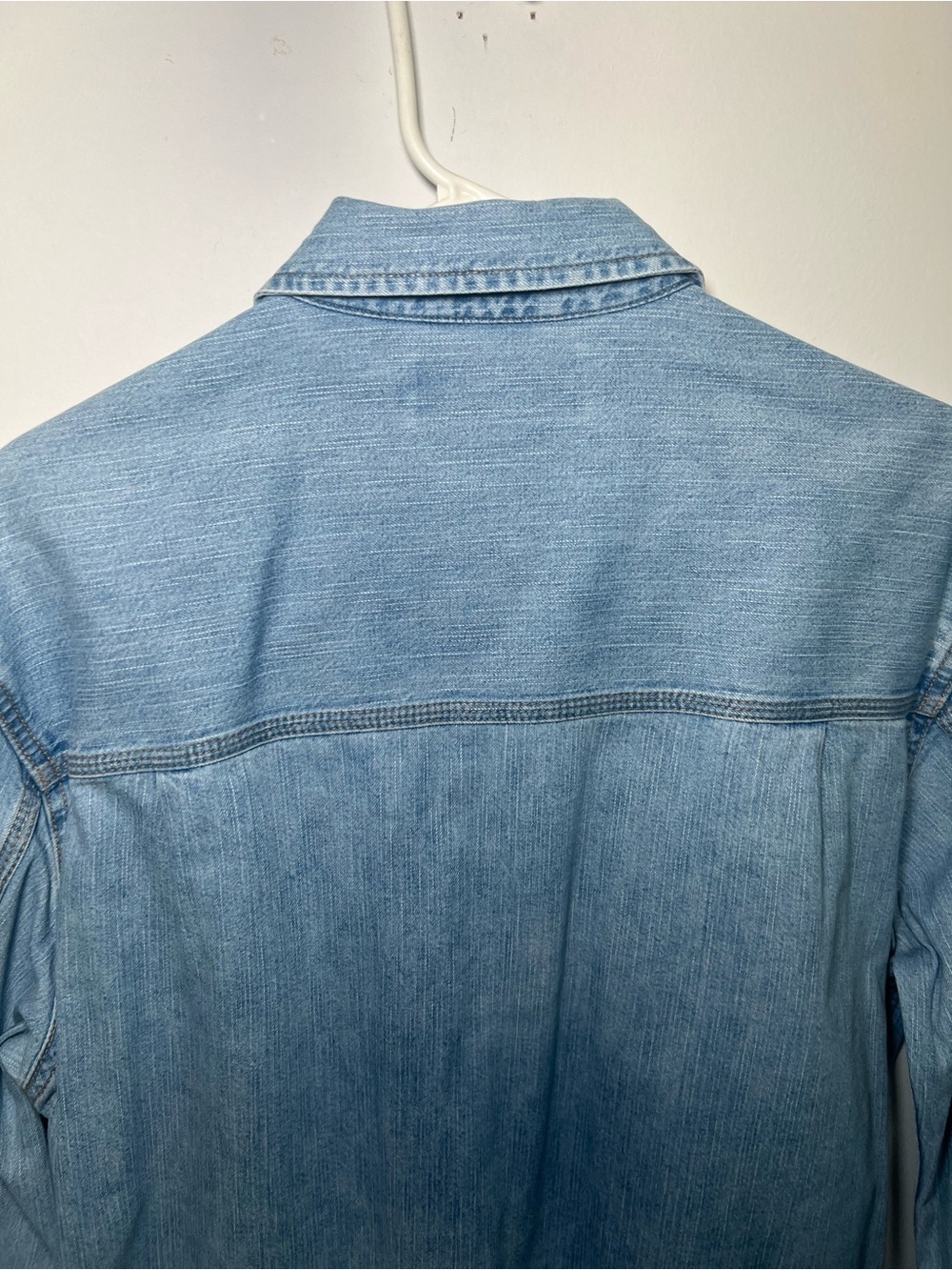 Levi Strauss Signature Light Wash Denim Button Down Shirt Size S - Picture 15 of 16